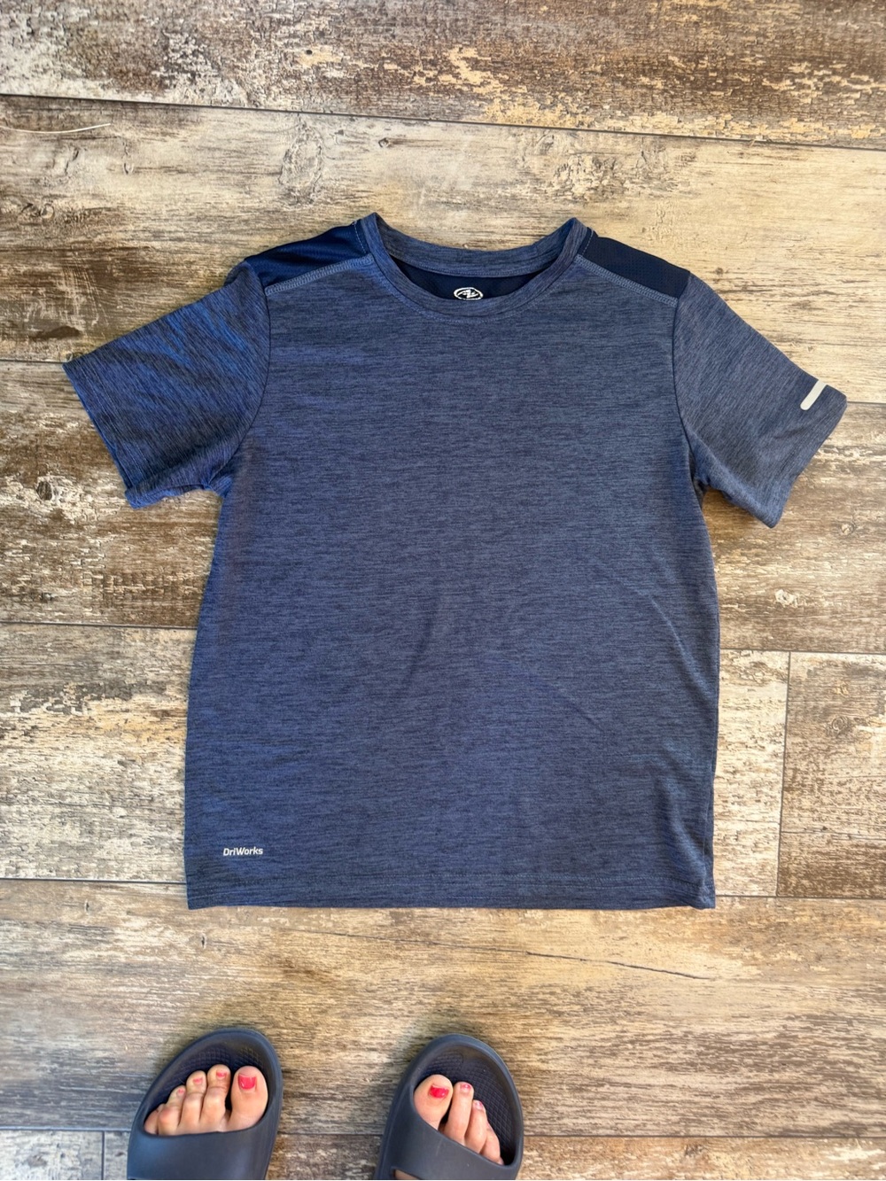 2 for $10 sale: Athletic works navy blue performance t-shirt - L